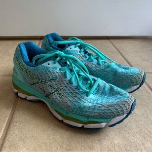 ASICS Gel Nimbus Turquoise Blue Size 7.5